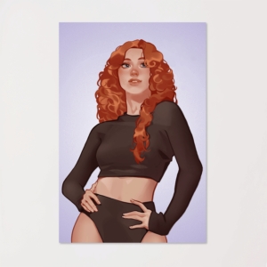 Calista Cadwell Art Print – THE CRUELEST KIND OF HATE