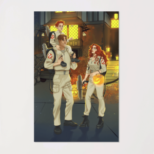 Calista & Gage Halloween Art Print - THE CRUELEST KIND OF HATE