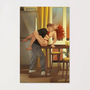 Calista & Gage Kitchen Table Art Print - THE CRUELEST KIND OF HATE
