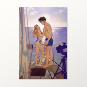 Lila & Bristol Boat Art Print - THE LAST KIND OF KISS